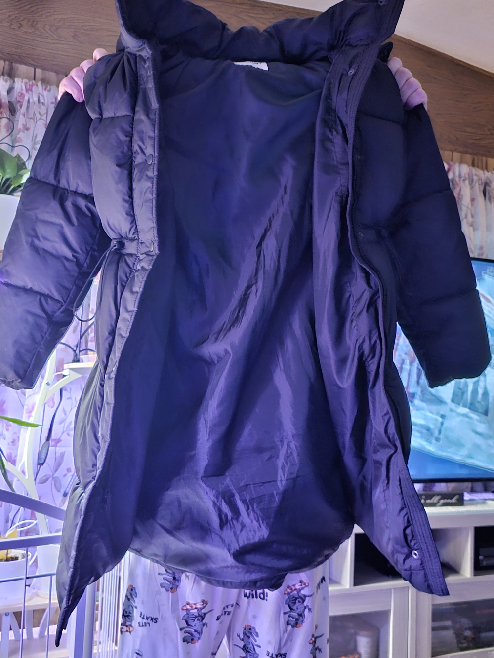 Old Navy long puffer coat Small Retail $100